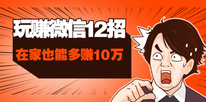 （1577期）玩赚微信12招：这样玩微信，手把手教你没钱没人脉在家也能多赚10万-副业库