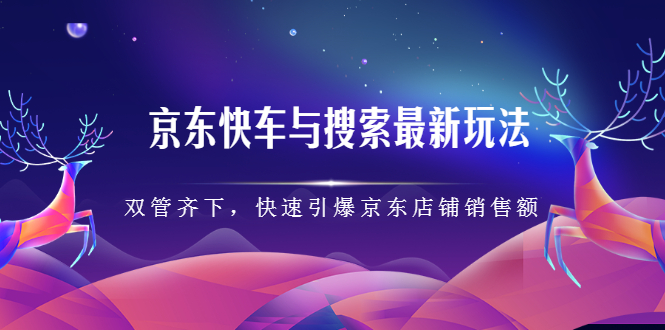 （2291期）京东快车与搜索最新玩法：双管齐下月销百万，快速引爆京东店铺销售额-副业库