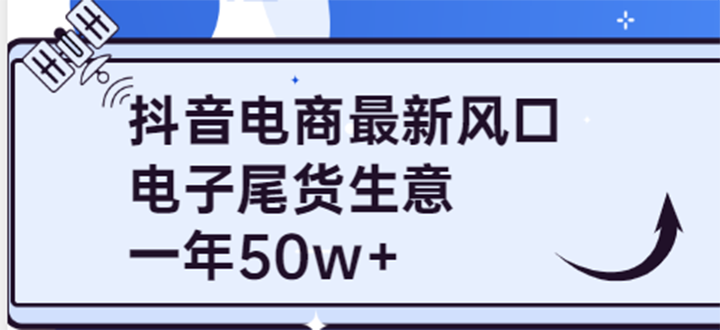 （3723期）抖音电商最新风口，利用信息差做电子尾货生意，一年50w+（7节课+货源渠道)-副业库