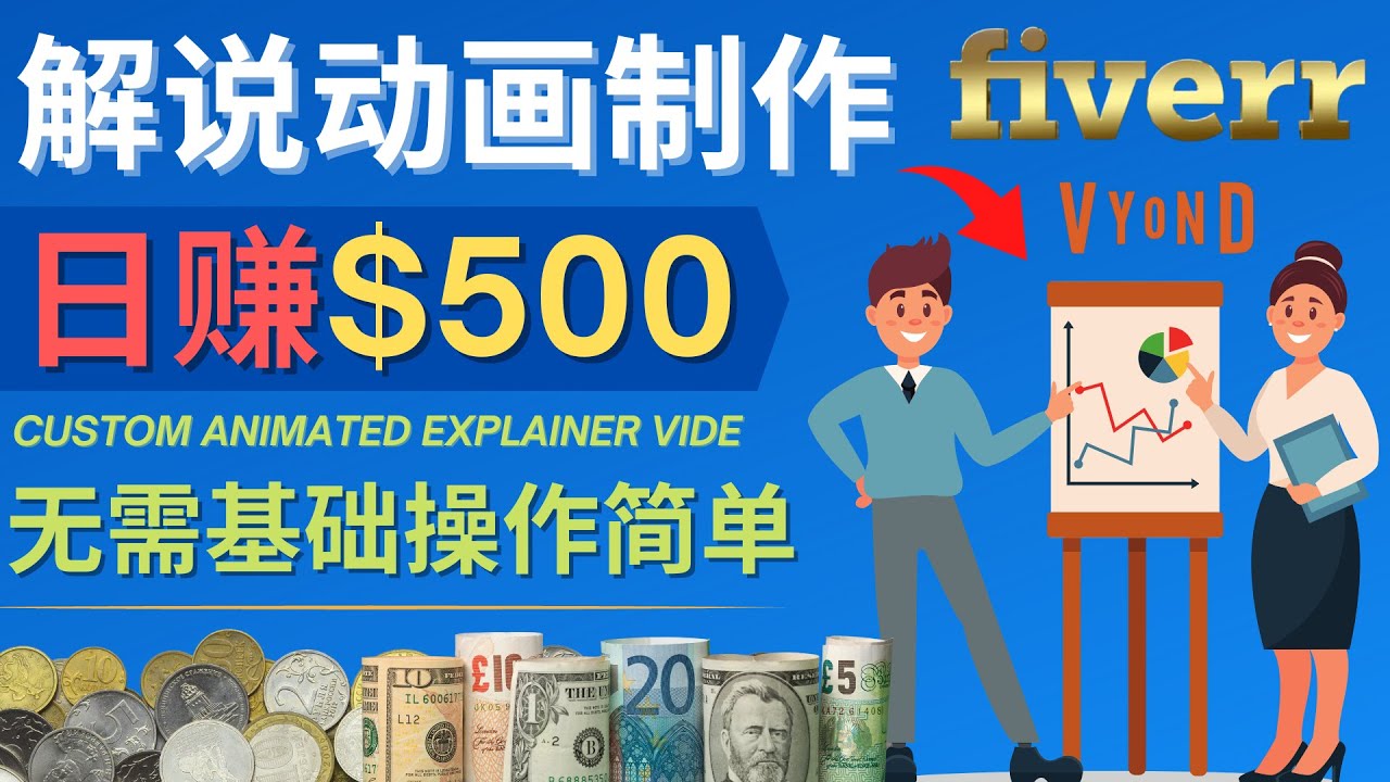 （4286期）制作解说类动画视频（Animated Explainer）日赚500美元以上 – 0基础可操作-副业库
