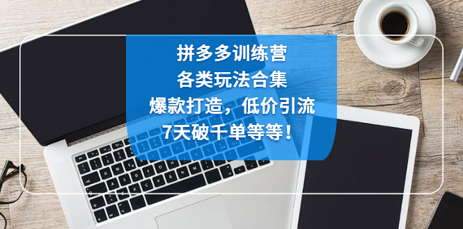 （4693期）拼多多训练营：各玩法合集，爆款打造，低价引流，7天破千单等等！-副业库