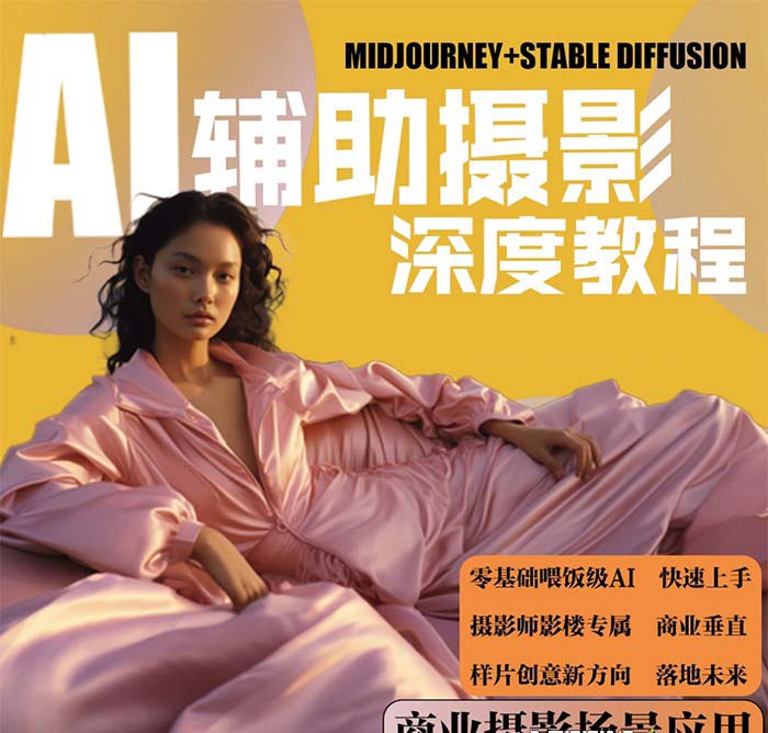 图片[2]-（8727期）2024年AI辅助摄影人工智能商业应用摄影课程（37节课）-副业库
