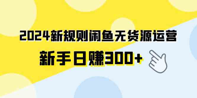 （9522期）2024新规则闲鱼无货源运营新手日赚300+-副业库
