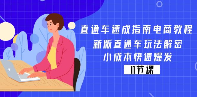 （11537期）直通车 速成指南电商教程：新版直通车玩法解密，小成本快速爆发（11节）-副业库