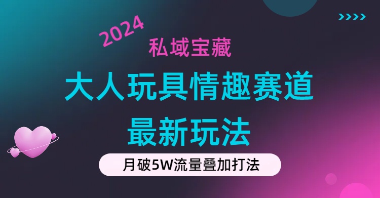 （11541期）私域宝藏：大人玩具情趣赛道合规新玩法，零投入，私域超高流量成单率高-副业库