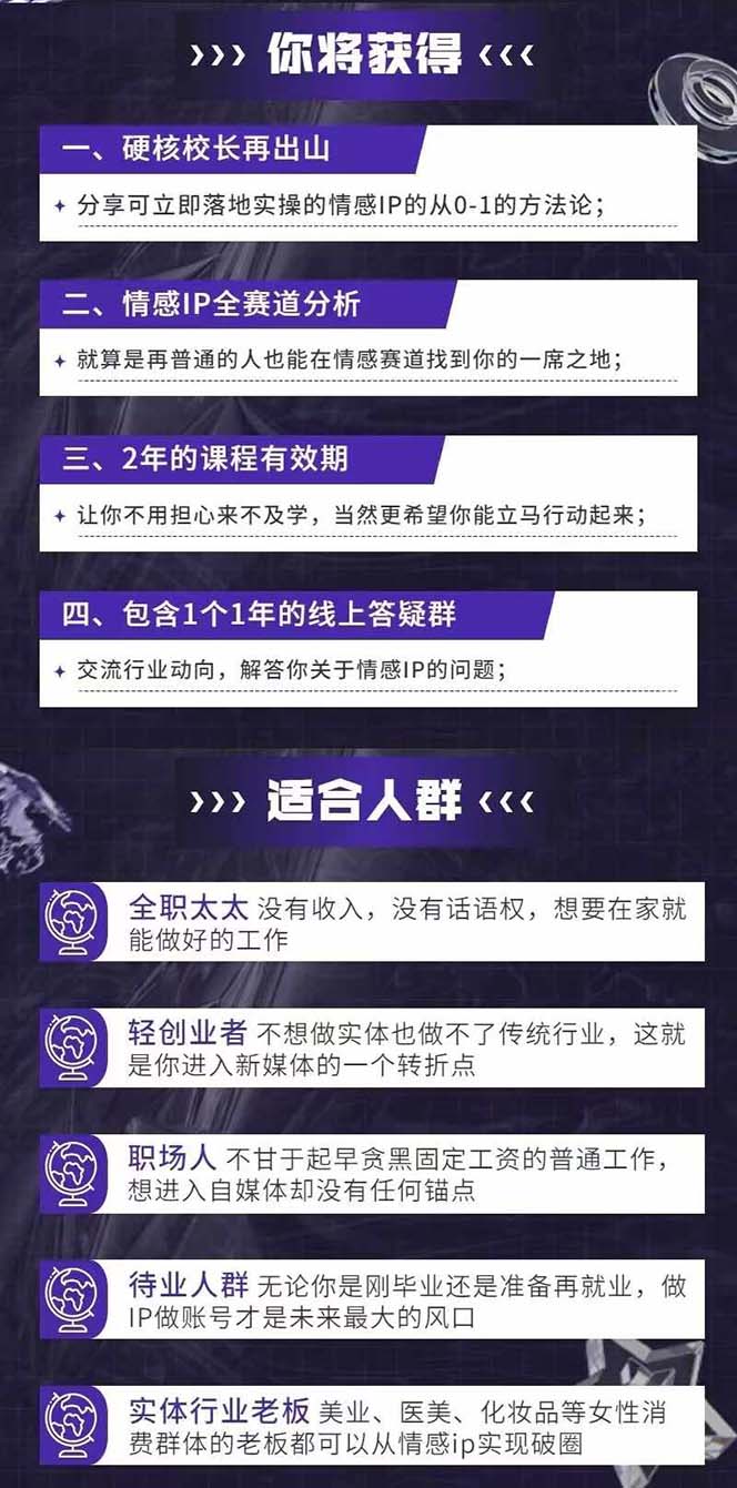 图片[2]-（11590期）情感直播IP短视频全通大课，普通人的IP之路从情感赛道开始（18节）-副业库