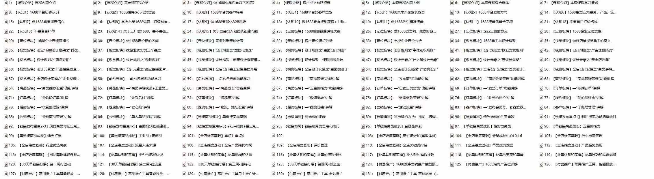 图片[3]-（11857期）1688最新实战运营  0基础学会1688实战运营，电商年入百万不是梦-131节-副业库