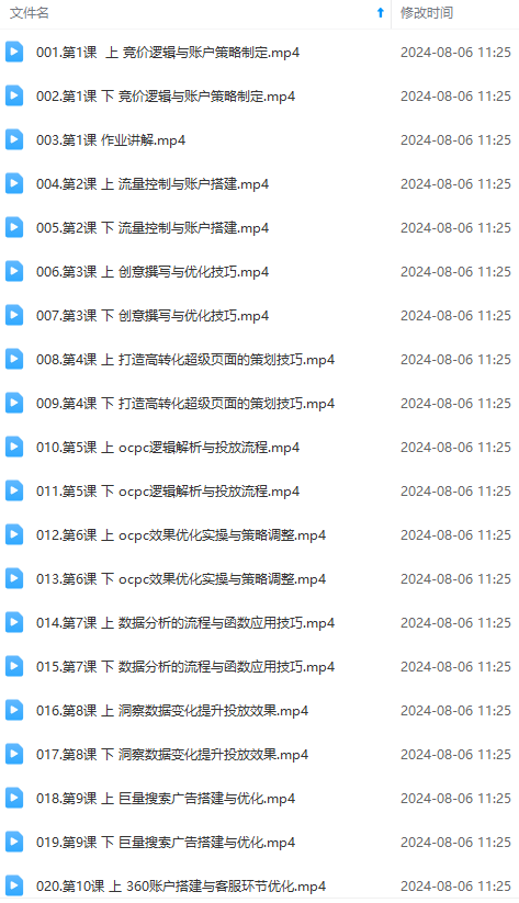 图片[2]-（12012期）竞价教程：真实账户 实战教学 从新手到进阶·后台操作到数据优化-副业库
