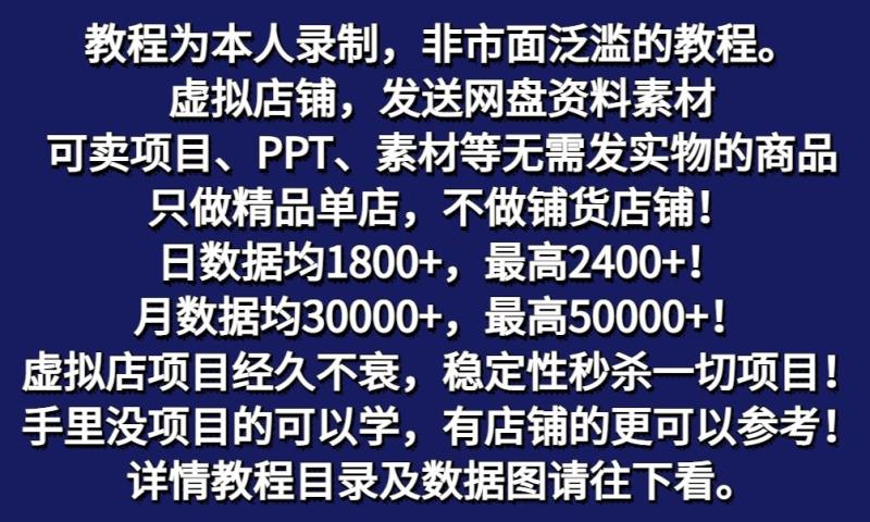 图片[2]-拼多多虚拟电商训练营月入50000+你也行，暴利稳定长久，副业首选-副业库