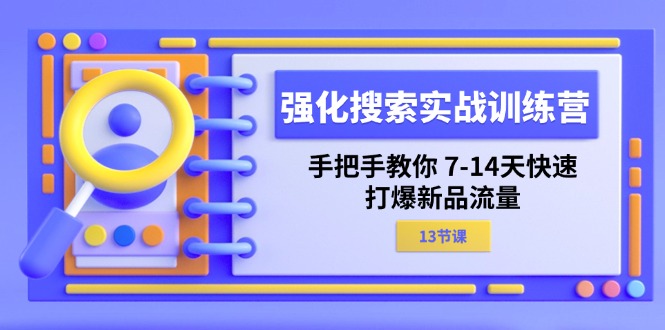 强化搜索实战训练营，手把手教你7-14天快速打爆新品流量（13节课）-副业库