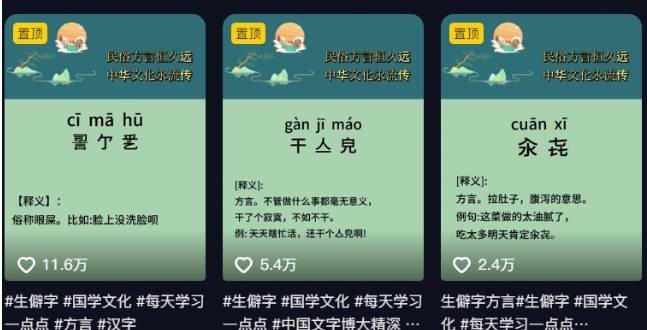 图片[3]-抖音小红书生僻字玩法，单条视频涨粉3000+，操作简单，手把手教你-副业库