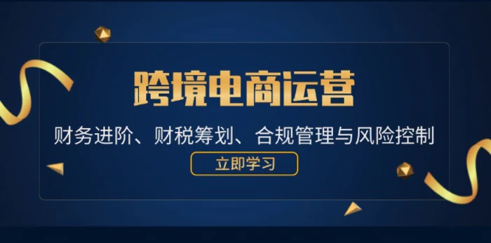 跨境电商运营：财务进阶、财税筹划、合规管理与风险控制-副业库
