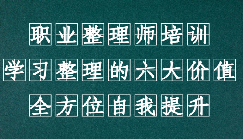 职业整理师培训（新版），学习整理的六大价值，全方位自我提升！-副业库