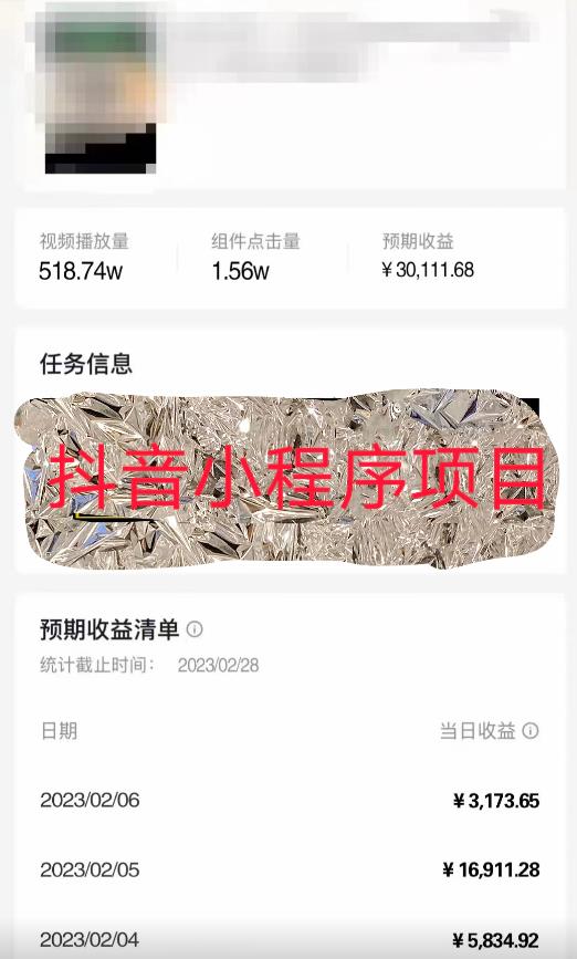 图片[2]-D1G馆长2023年收费990的抖音小程序变现新玩法，单号轻松日入200+-副业库