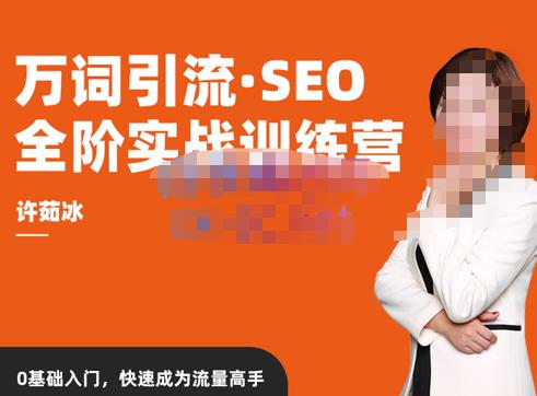 许茹冰·万词引流-SEO全阶实战训练营，0基础入门，快速成为流量高手-副业库