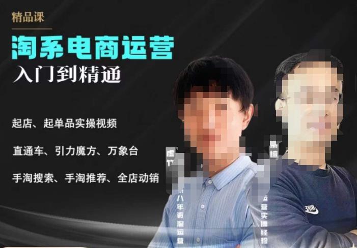 2023手淘搜索实操课+体系化课程，​起店起单品实操视频课程-副业库