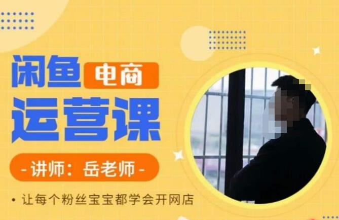 岳老师·闲鱼电商运营课，让每个粉丝宝宝都学会开网店-副业库