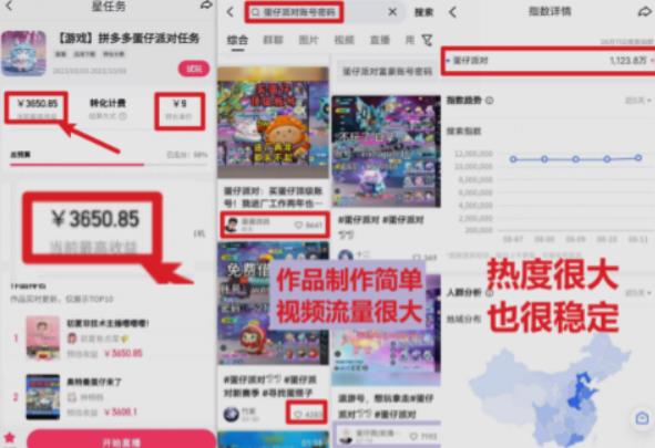 图片[2]-靠蛋仔派对日入3600+，会截图就能做，保姆式教学无脑操作（教程+资料）【揭秘】-副业库
