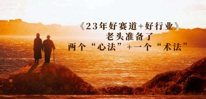 某收费文章《23年好赛道+好行业》老头准备了两个“心法”+一个“术法”-副业库