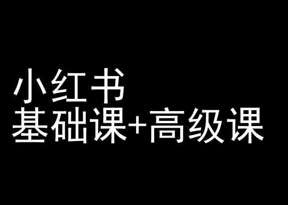 小红书基础课+高级课-小红书运营教程-副业库