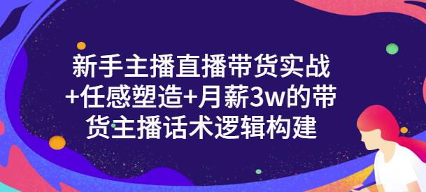 一群宝宝·新手主播直播带货实战+信任感塑造+月薪3w的带货主播话术逻辑构建-副业库