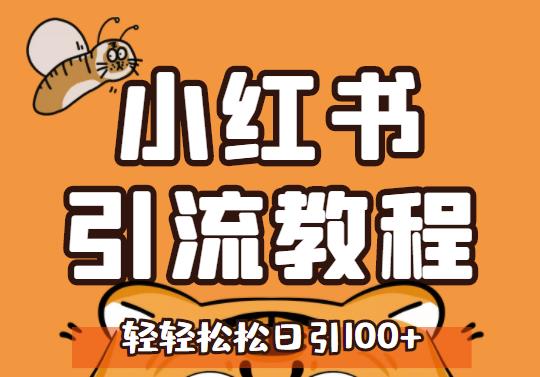 小红书运营引流全系列课程，每天引流100精准粉-副业库