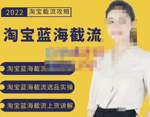 2022淘宝蓝海截流攻略，淘宝蓝海截流选品上货实操讲解-副业库
