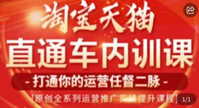 天问电商·2023淘宝天猫直通车内训课，零基础学起直通车运营实操课程-副业库