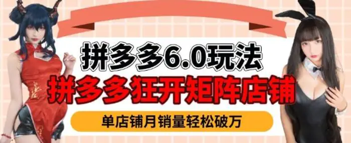拼多多虚拟商品暴利6.0玩法，轻松实现月入过W-副业库