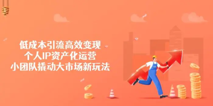 （14555期）低成本引流高效变现，个人IP资产化运营，小团队撬动大市场新玩法-副业库