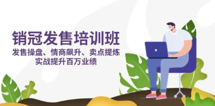 （14203期）销冠 发售培训班：发售 操盘+情商 飙升+卖点 提炼，实战提升百万业绩-副业库